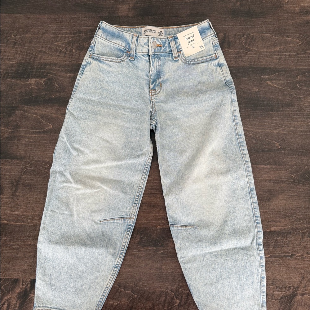 Abercrombie kids Barrel Jean High Rise